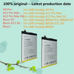 New Original Battery For UMI Umidigi A13 Pro Max 5G A9 A11 Pro Max BISON Pro /BISON GT GT2 5G Phone Batteries + Free Tools