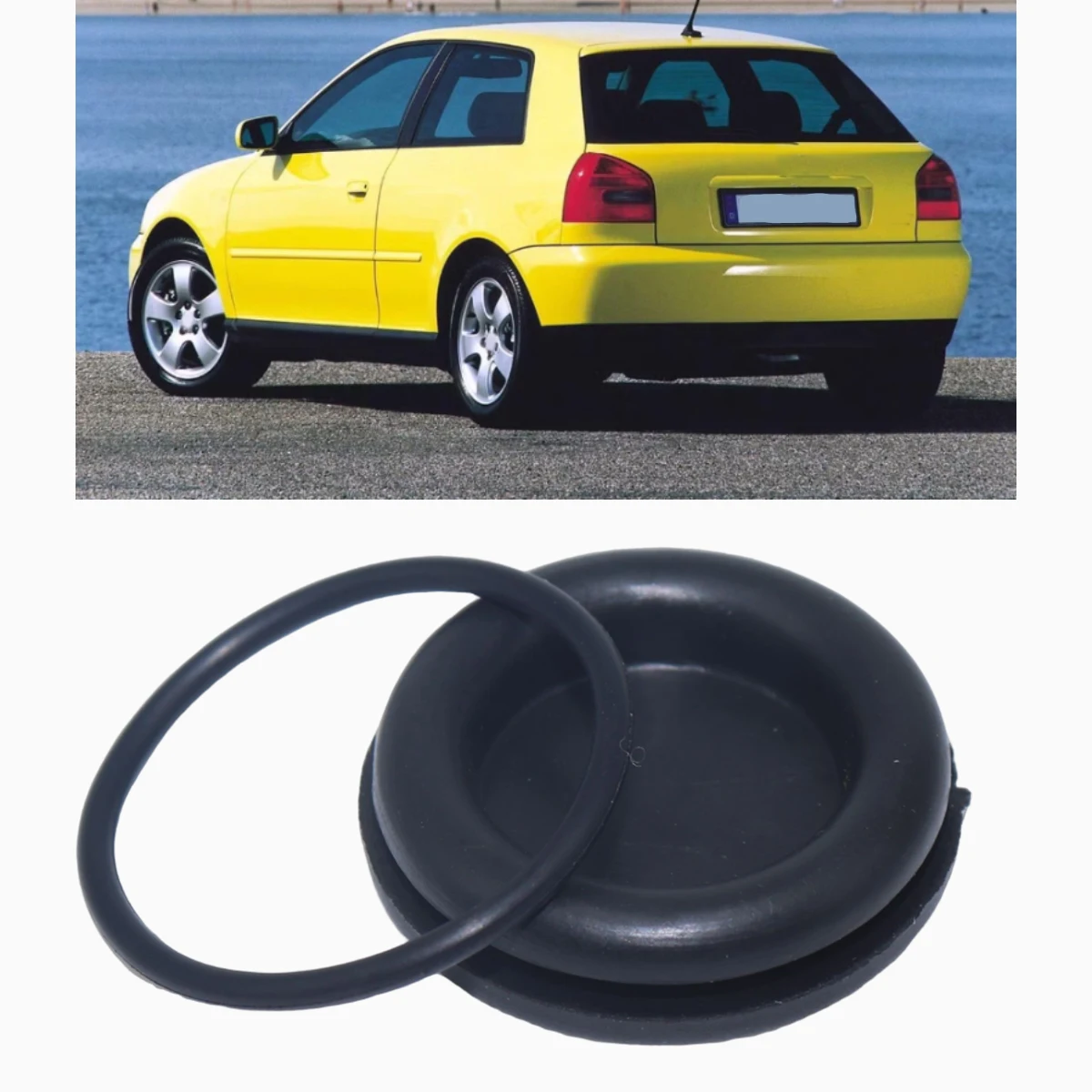 Upgrade Rear Windscreen Windshield Wiper Blade Delete Bung Grommet Rocker Plug O Ring Cap for Audi A3 1996-2018 Car Seal Parts