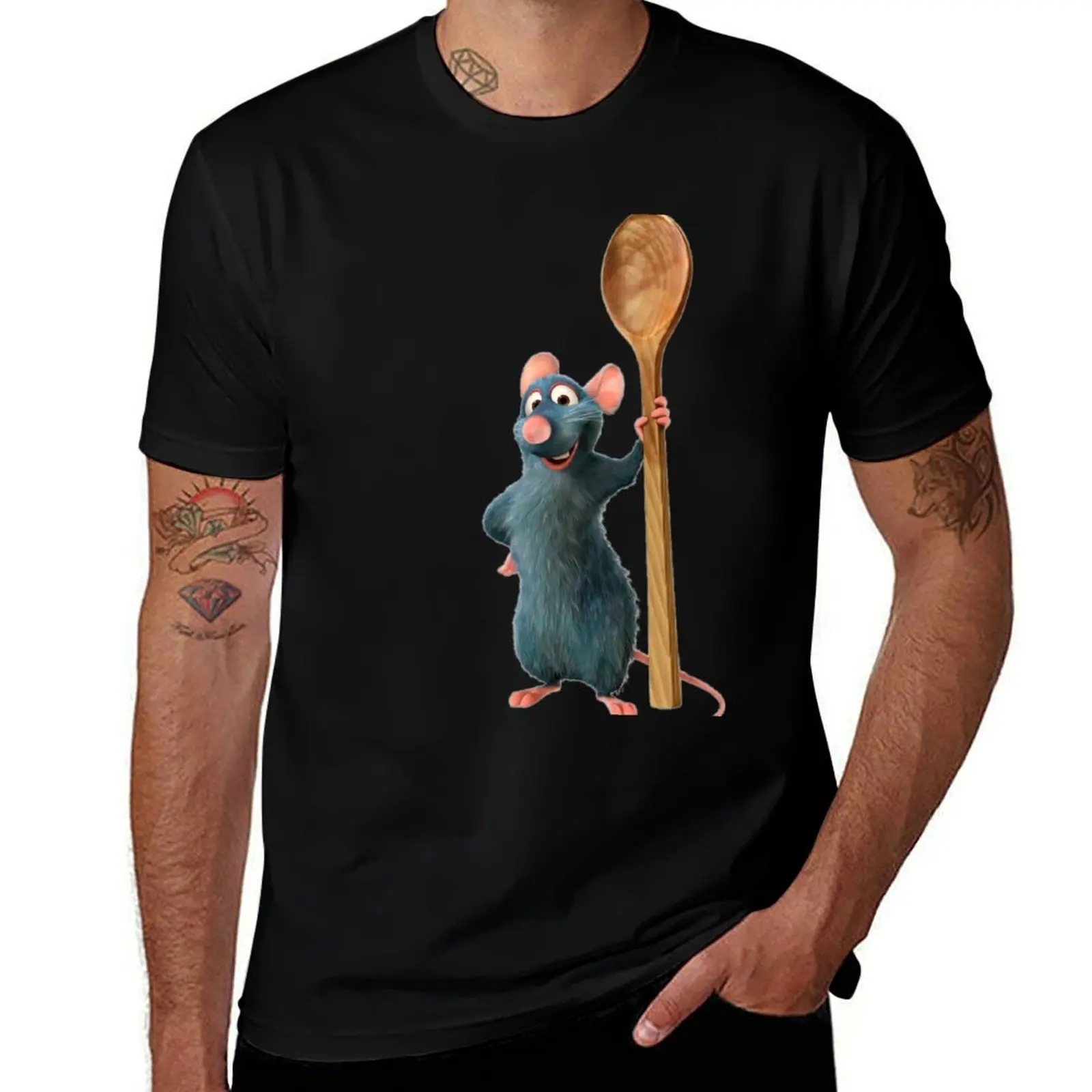 

Футболка Chef Ratatouille, быстросохнущие рубашки с рисунком, таможенные наряды для мужчин