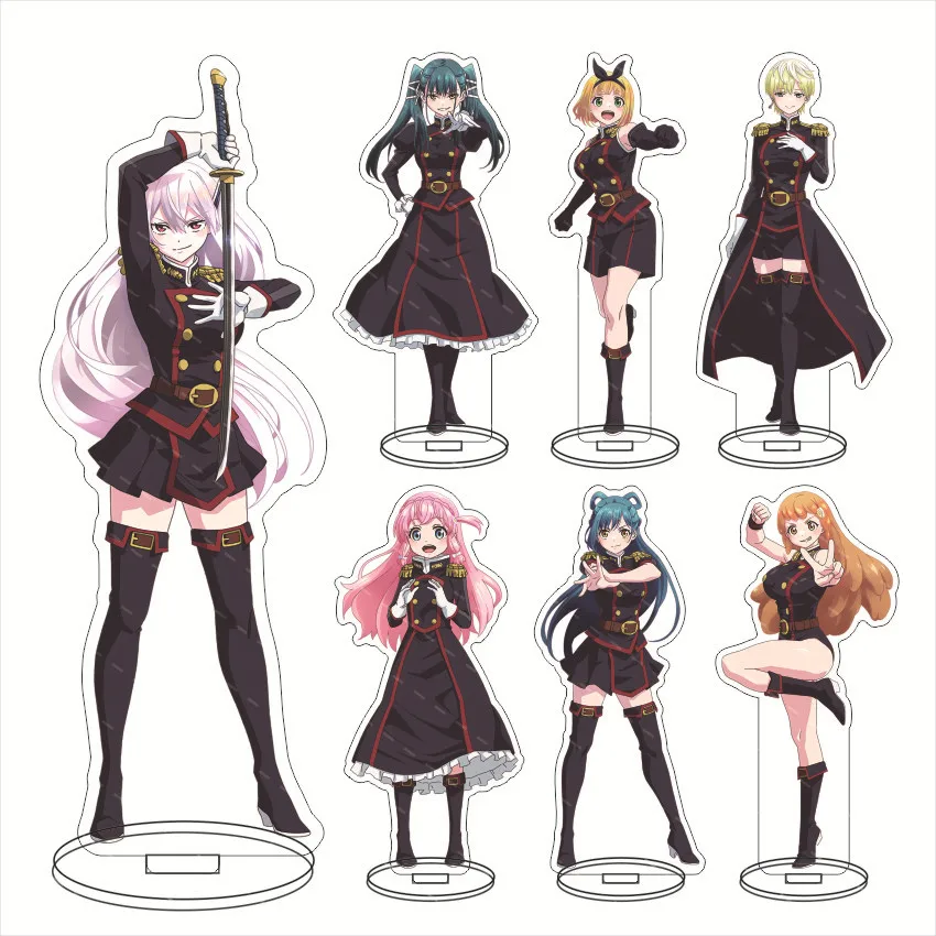 

Anime Mato Seihei No Slave Stand Model Uzen Kyōka Azuma Himari Azuma Yachiho Figure Acrylic Model Desk Decor Collection Gift