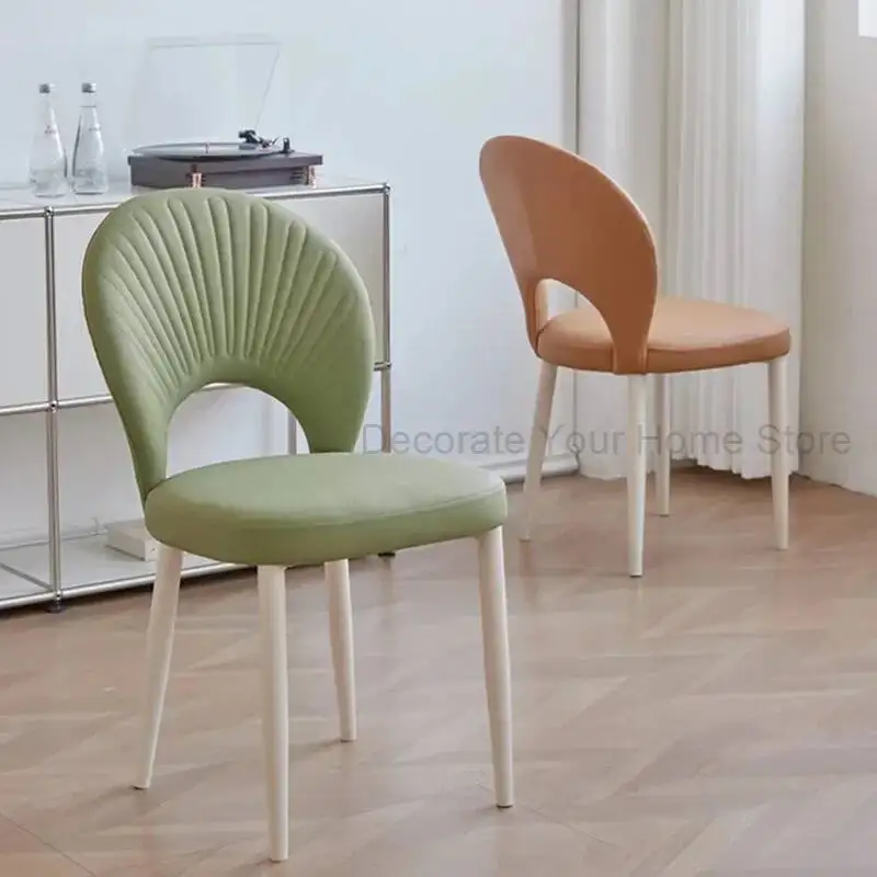 

Chairs Luxury Metal European Dining Beautiful Modern Nordic Dining Chairs Trendy Vintage Chaises Salle Manger Home Furniture