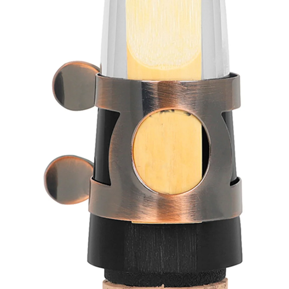 

Brass Clarinet Ligature Clip Adjustable Metal Wind Instrument Mouthpiece Fastener Replacement Part For Saxophone Flute