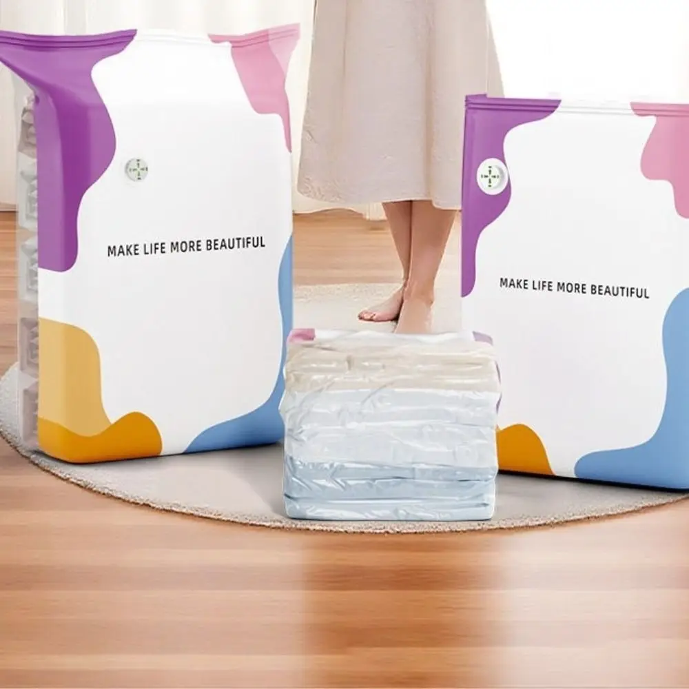 No-Pump Vacuum Compression Bags Thickened Vacuum Sealed Vacuum Storage Bags Vertical Compression Storage Bags Moving Storage