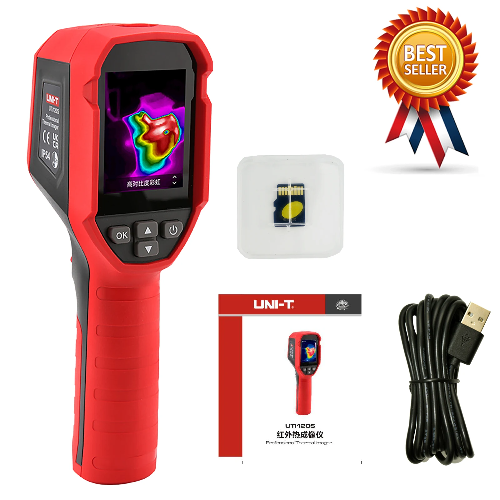 UNI-T UTi120S Инфракрасный Тепловизор, температурная тепловая камера, печатная плата, промышленное тестирование, тестирование напольной тепловой трубки, Новинка