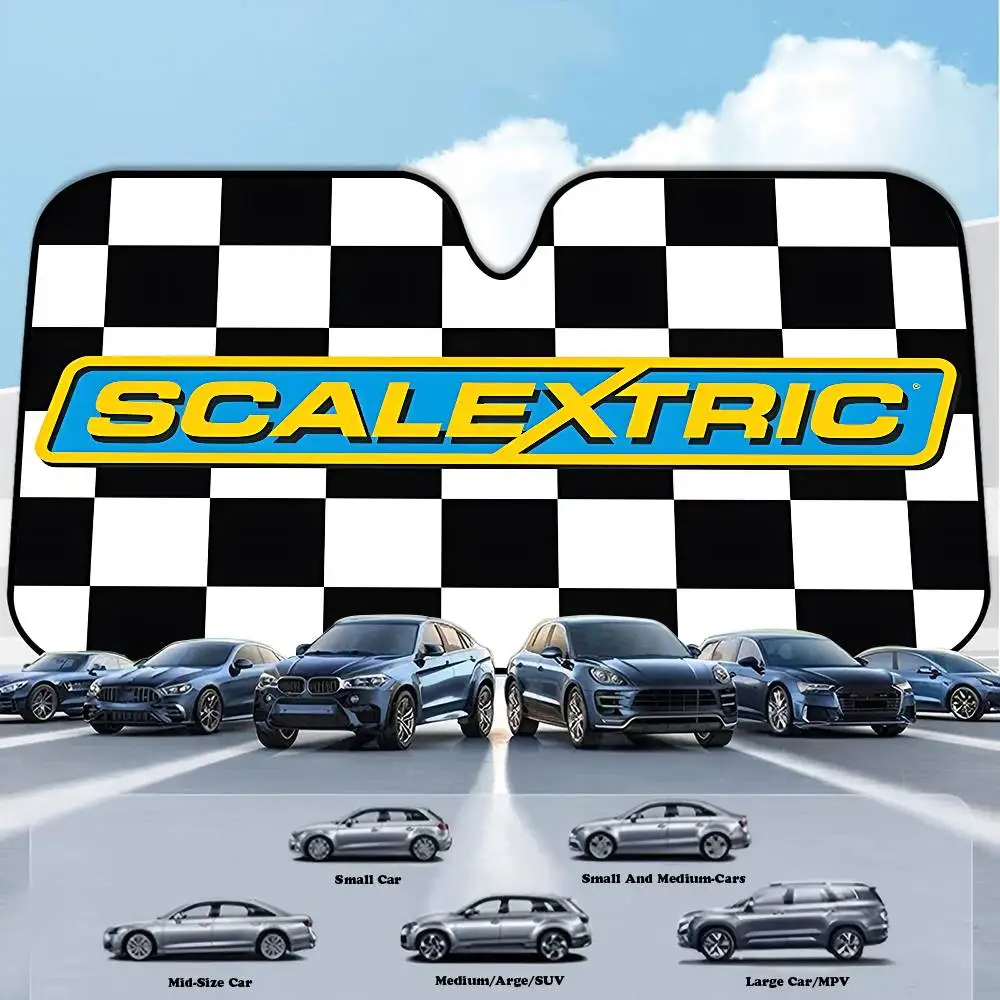 

Электростатическая пленка-накидка Scalextrics для боковых окон и лобового стекла автомобиля, солнцезащитный козырек для детей и младенцев