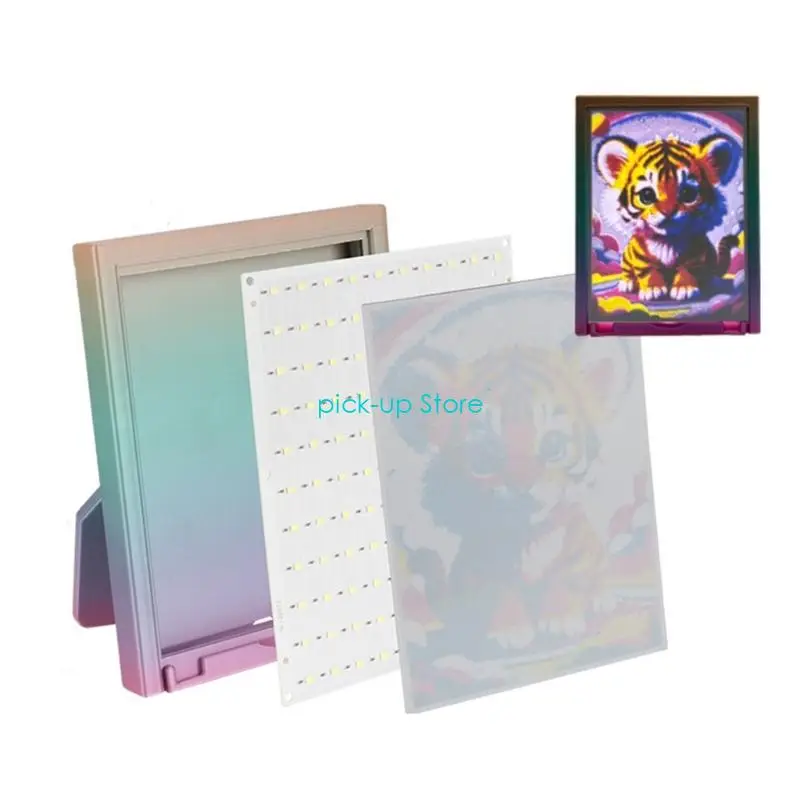 Q5WA voor Lab Lithophane LED Panel LED -achtergrondbord voor CMYK Lithophane Printing Foto Office Lamp Board vervanging
