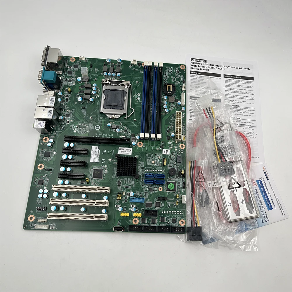 New AIMB-785G2 AIMB-785 Original For Advantech Industrial Control Motherboard Supports 6th Generation CPU AIMB-785G2-00A1E