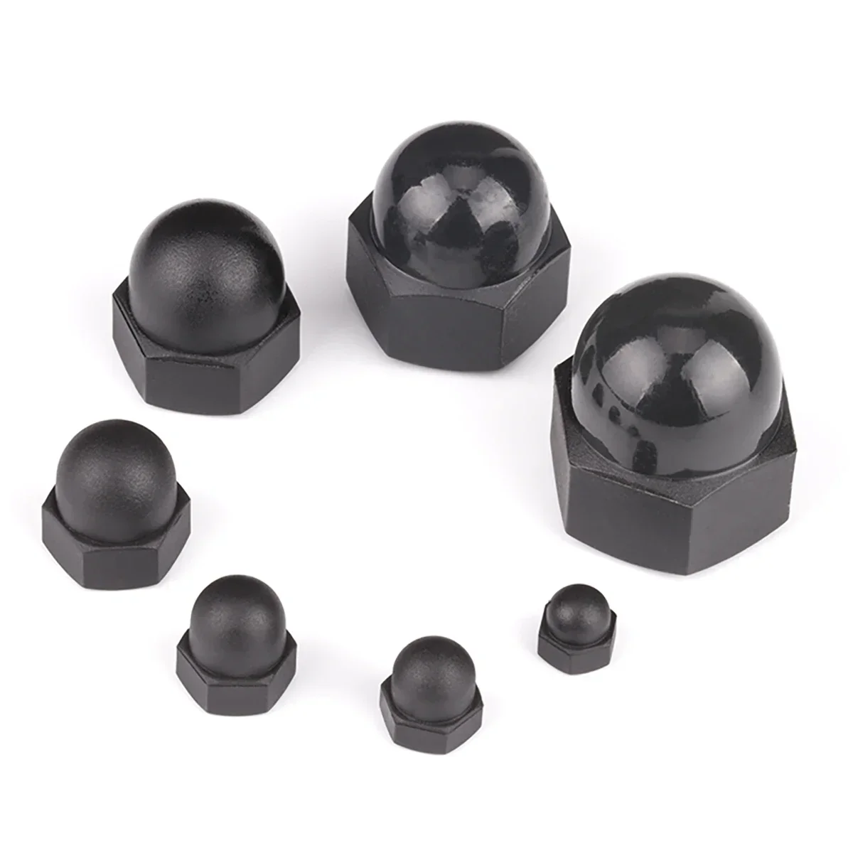 

Nylon Cap Nut/Plastic Cap Round Head Spherical Screw Cap M3M4M5M8M10M12M16M20