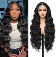 180 Density 13x4 13x6 HD Transparent Body waves 30 32 Inches Lace Front Human Hair Wigs Brazilian 360 Frontal Wigs For Women