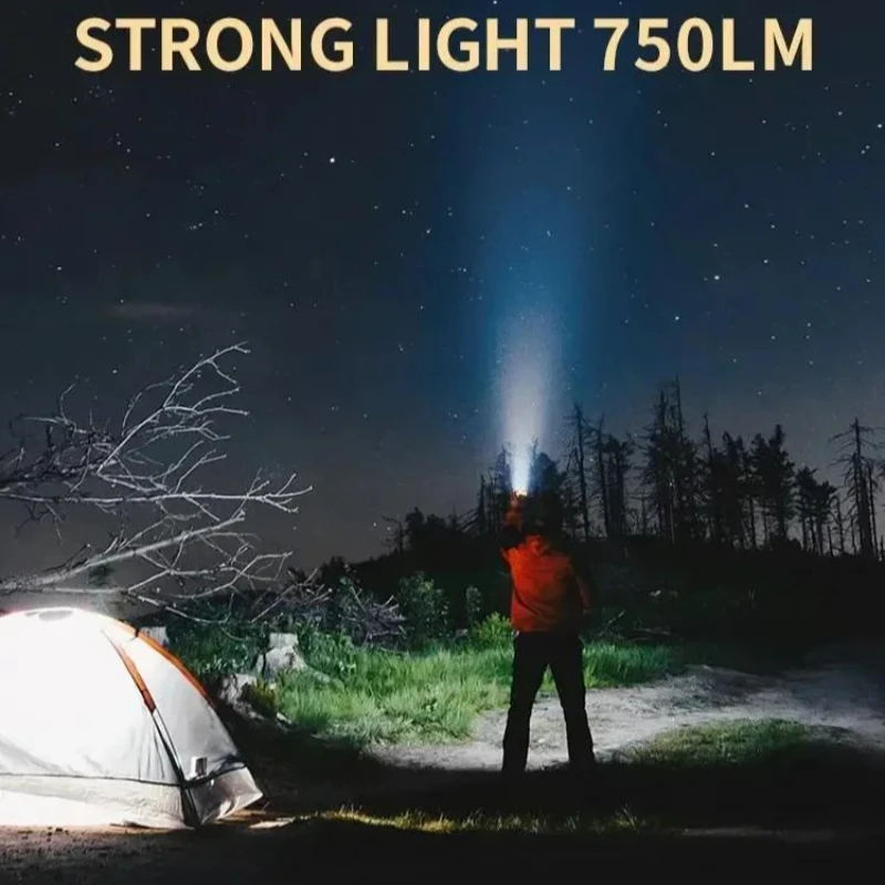 Mini 3LED Flashlight With Pen Clip,Night Walking, Portable Brightness,Rechargeable Waterproof Emergency Spotlight Outdoor Torch
