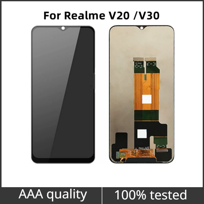 

6.5" IPS LCD For Realme V20 RMX3611 LCD Display Screen Touch Panel Screen Digitizer For Realme V30 RMX3619 LCD