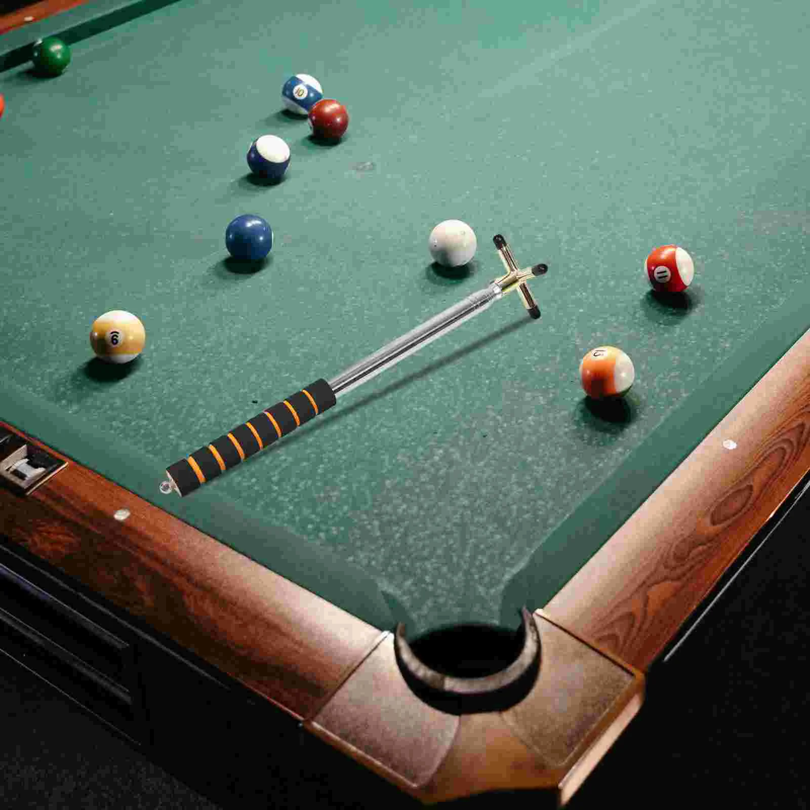 Pool Queue Versenkbare Snooker Billard Brücke Stick Mit Kreuz Brücke Kopf Snooker Tisch Brücke Stick Billard Pool Queue Zubehör