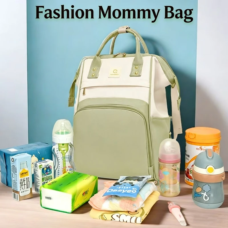 Mummy Diaper Bag  Large Capacity Backpack Baby Nappy Bag Waterproof Storage Handbag Outdoor Travel Mommy Maternity Bag for Baby