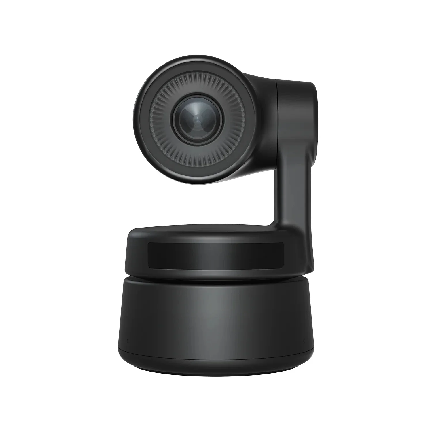 Tiny AI-Powered PTZ Webcam 1080p，Full HD 1080p Video Conferencing, Recording and Streaming - Black