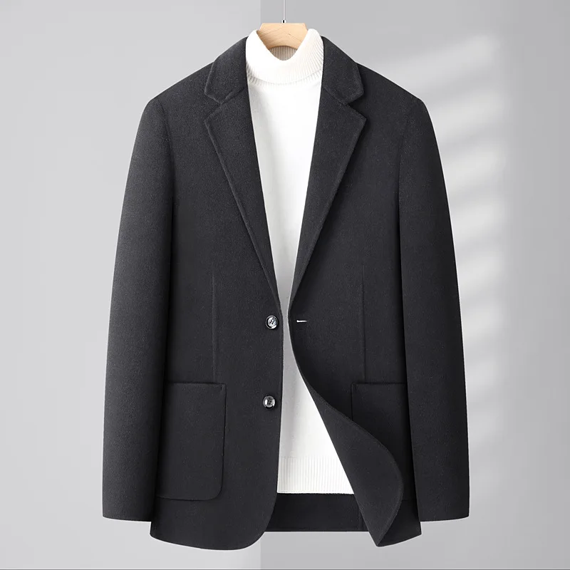 

Fashionable Men's Autumn and Winter Thickened Warm Casual Suit Jacket