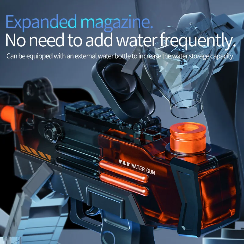 어린이 고압 전기 물총 장난감 여름 야외 해변 수영장 정원 싸움 게임 어린이 자동 버스트 물총 선물