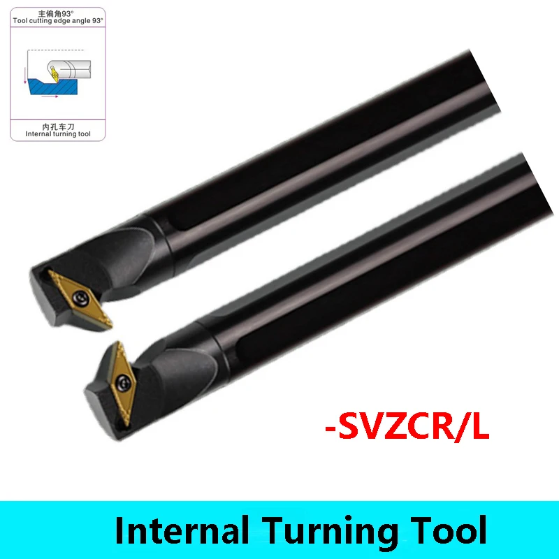 LIHAOPING Portautensili interni Barra di alesatura S16Q-SVZCR11 S20R-SVZCR11 S25S-SVZCR11 S16Q S20R S25S SVZCR11 SVZCL11 Gambo SVZCR