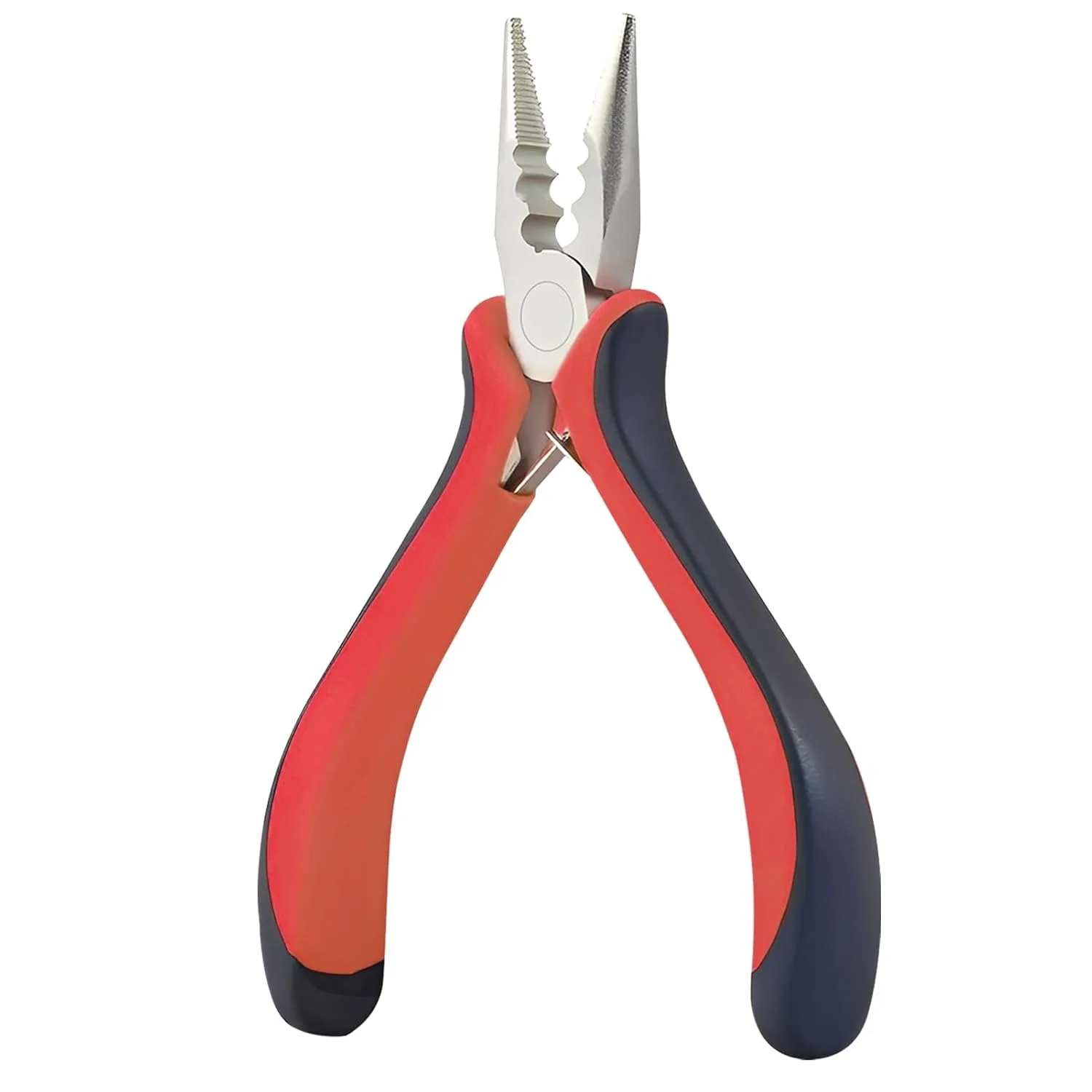 Hair Extension Pliers for Micro Link Ring Installation and Removal,Hair Tinsel or Feather Tool for Professional Styling (Red)