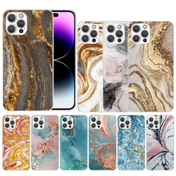 Funda suave con estampado geométrico de mármol para iPhone, funda de teléfono con estampado de mármol dorado y rosa para iPhone 15, 14, 13, 12 Mini, 11 Pro Max, X, XS, XR, 7 Plus, 8 + SE Patt