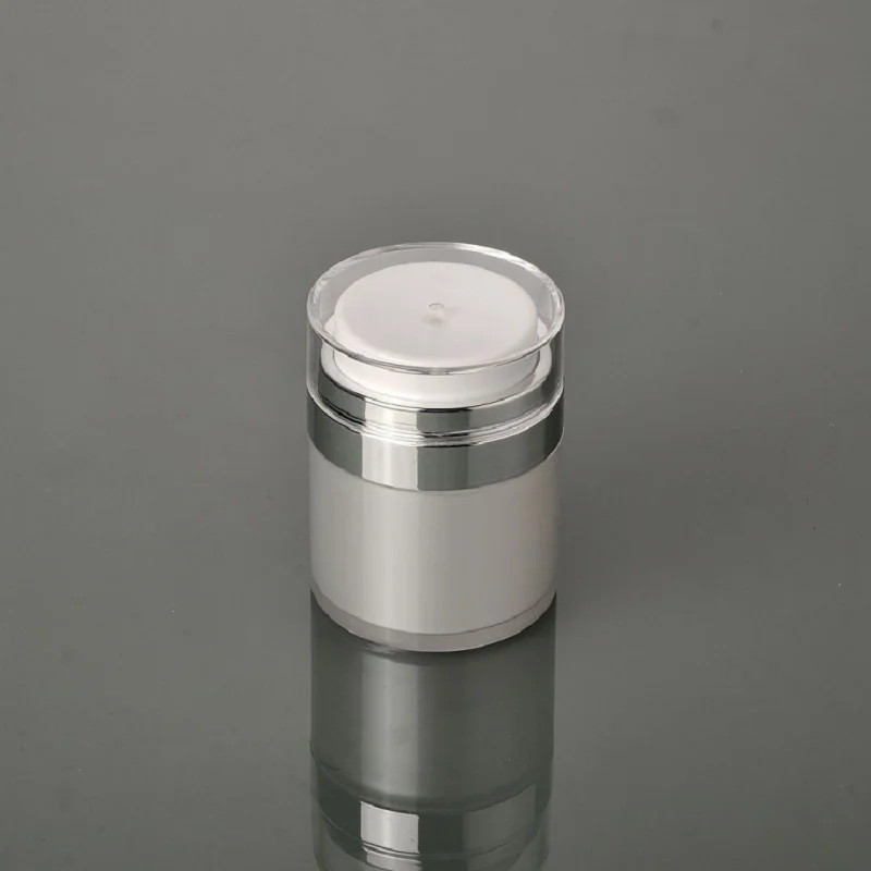 15g pearl white plastic acrylic jar pot tin essence moisture cream gel foundation lotion skin care cosmetic packing