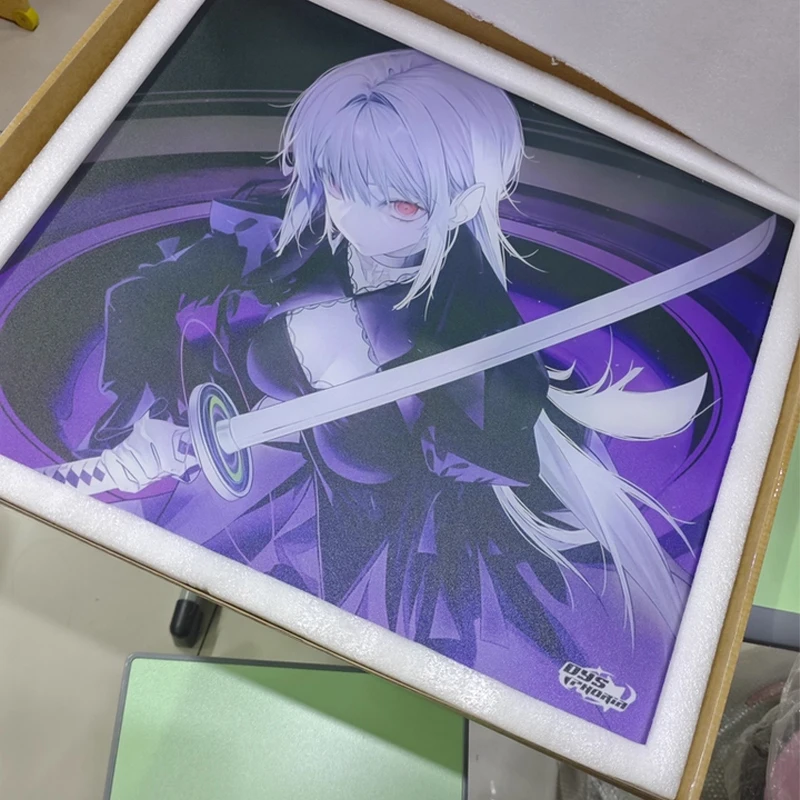 Skypad D-DYSPHORIA Anime Glass Mouse Pad MAKI SORA YUME Frosted