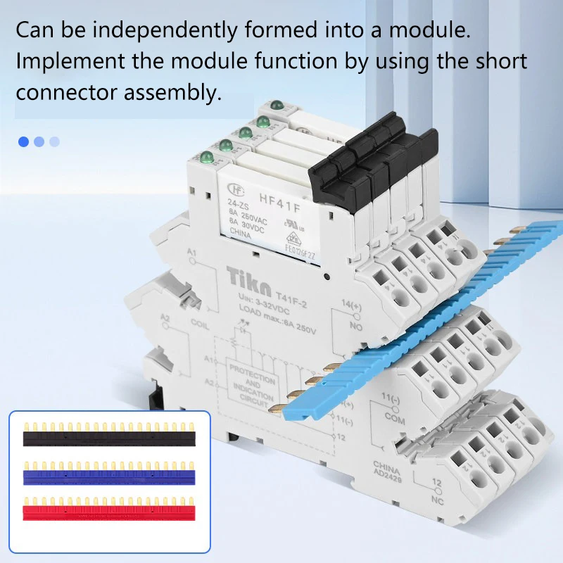 Applicable Schneider, Panasonic, Hongfa ultra-thin plate-type solid-state intermediate relay module module HF41F-024