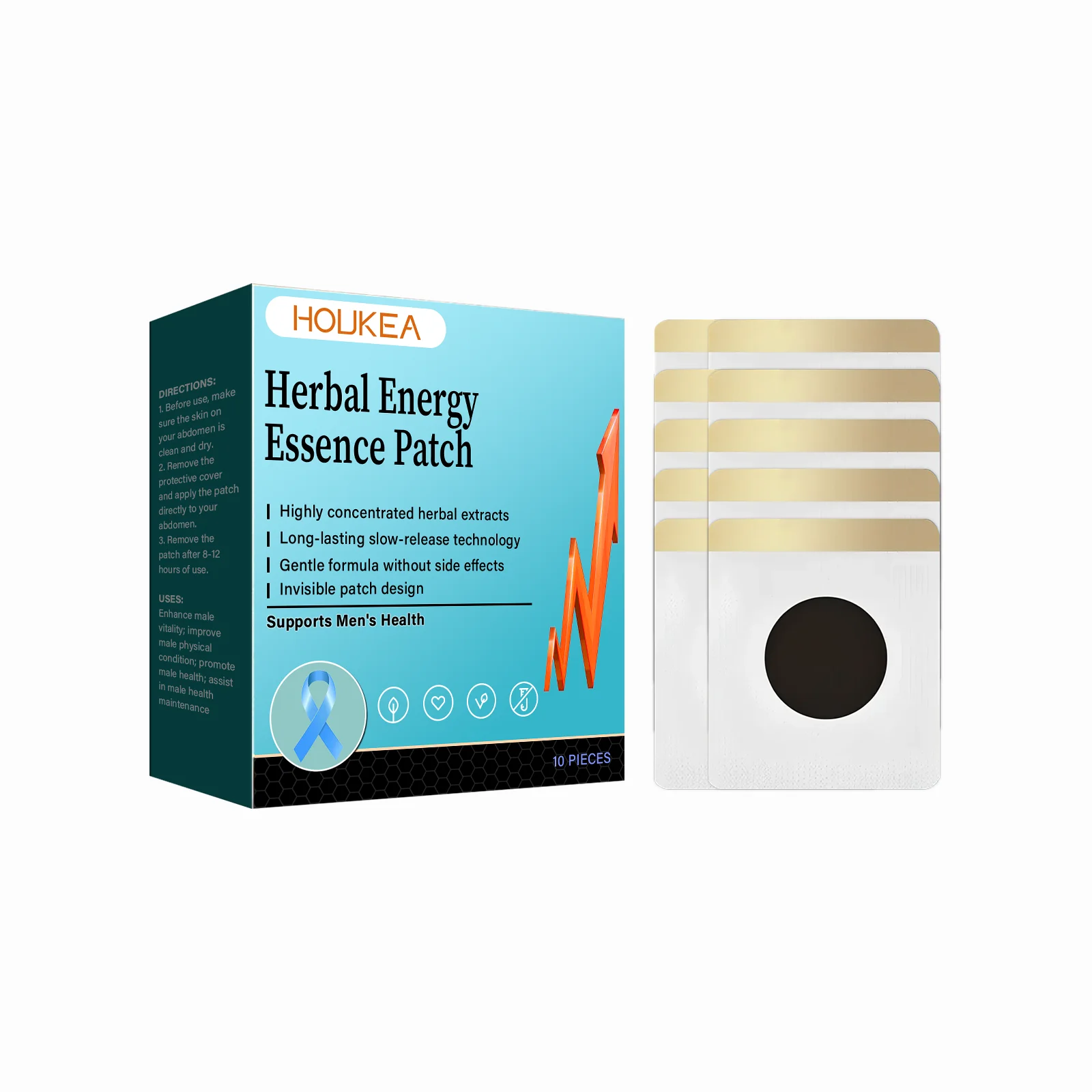 10/20/30pcs Male Health Herbal Patches Enhance Energy Potency Stamina Booster Delay Erection Endurance Male Enhancement Patch