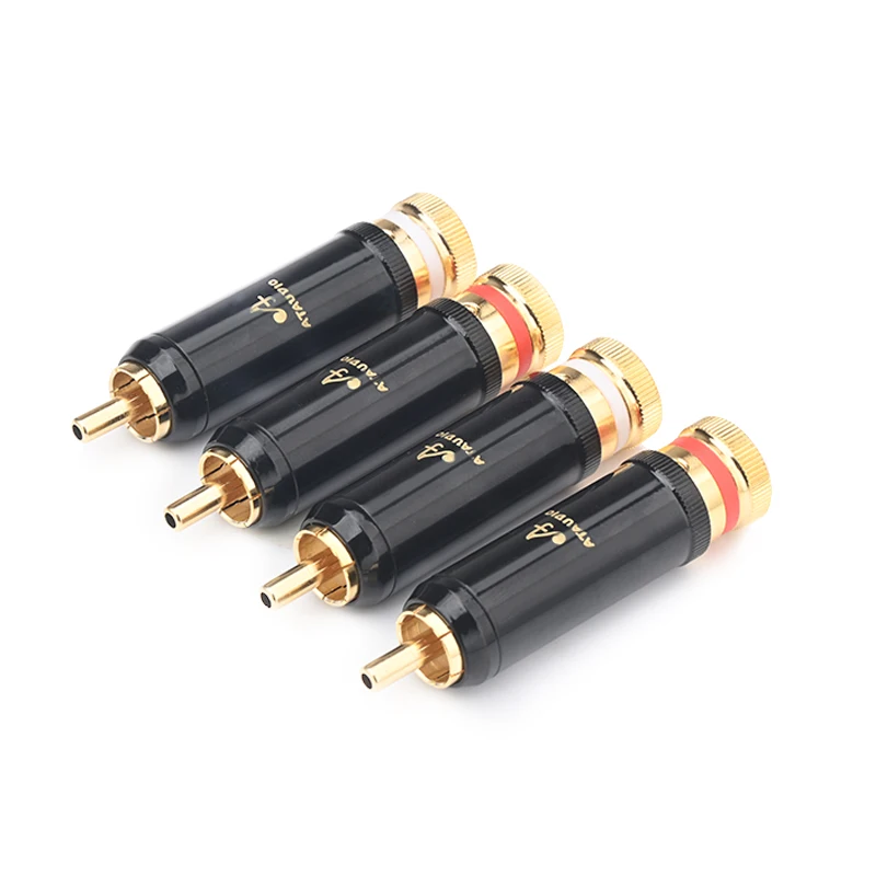 

Аудиоразъем HiFi RCA, высококачественный адаптер для подключения/отключения аудиосистемы, позолоченный разъем RCA для аудио