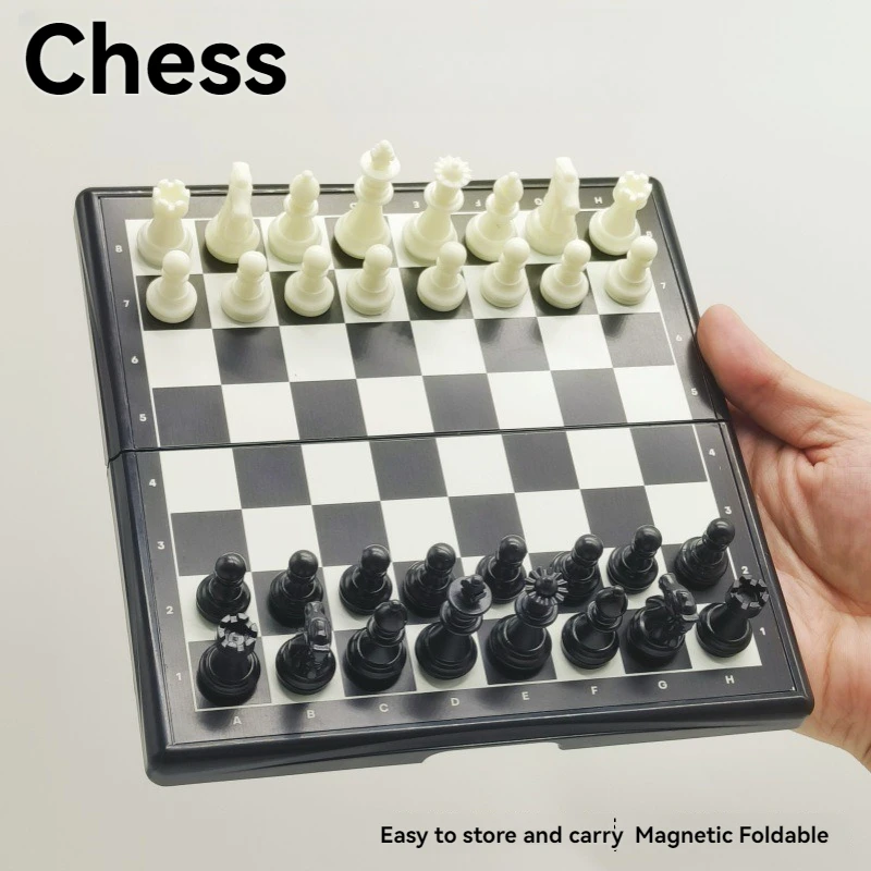 International Chess: Adult and Children's Folding Magnetic Portable International Travel Style Portable International Chess