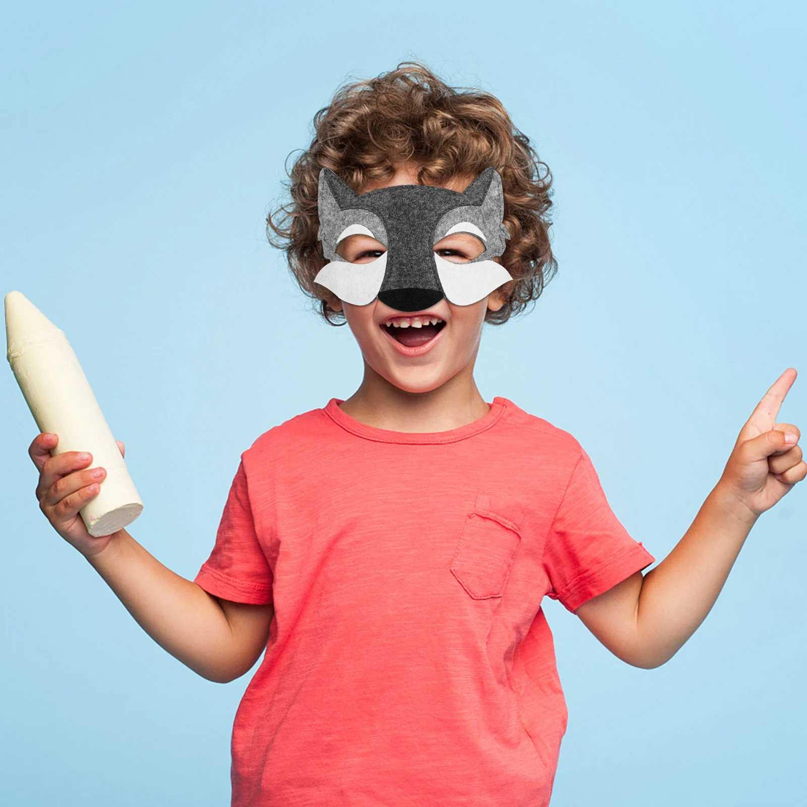 Party Supplies Face Mask Man Halloween Costumes Rabbit Toys Masquerade Hyena Cosplay