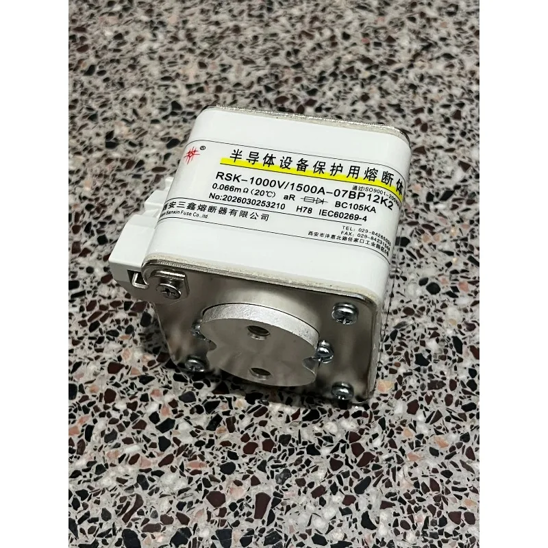 Xi'an Sanxin RSK-1000V/1500A-07BP12K2 Fast Fuse for Semiconductor Equipment Protection