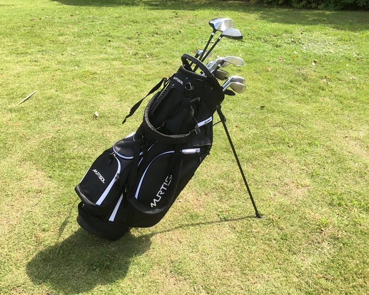 Juego de palos de Golf con bolsa, 16 piezas, bolsa de soporte para palos de Golf para principiantes