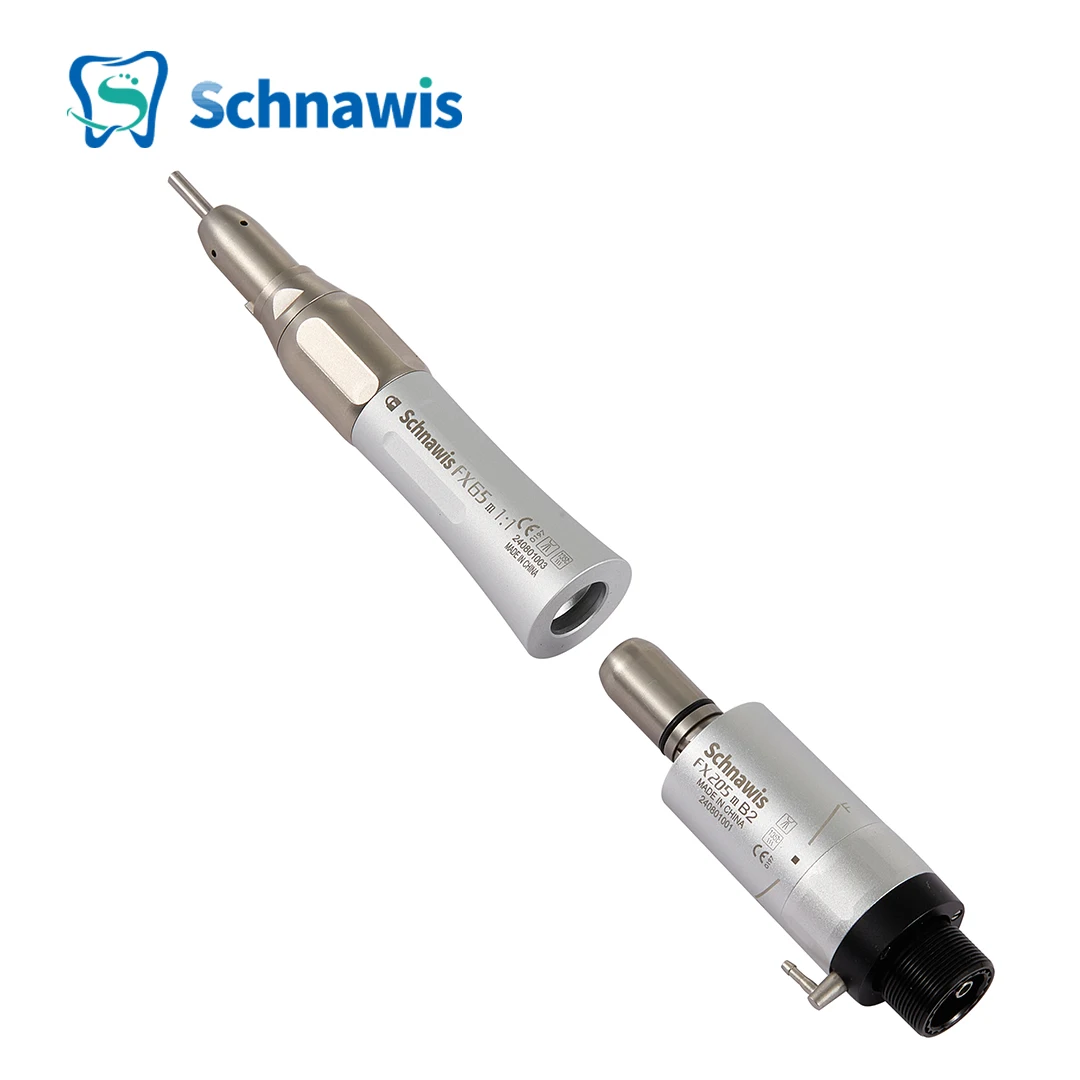 FX25 FX65 Dental 1:1 Direct Drive Contra Angle Low Speed Handpiece Mini Head Dentistry Against Contra Angle Polishing Tools