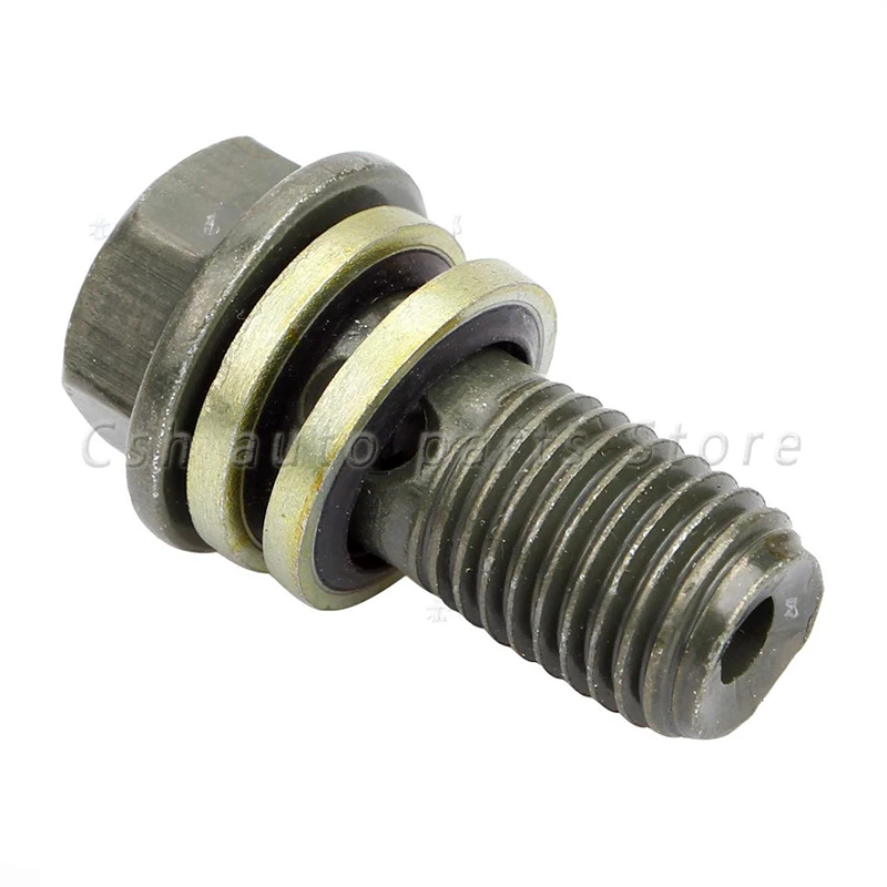 20 pcs M10x1.25 Universal Motorcycle Brake Hollow Screw 2