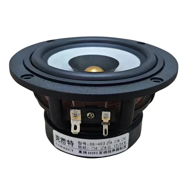 2022 New Correct DG-403 4\'\' Full Range Speaker Driver Casting Aluminum Frame IIR Surrouding Mixed White Paper Cone 4/8ohm 25W