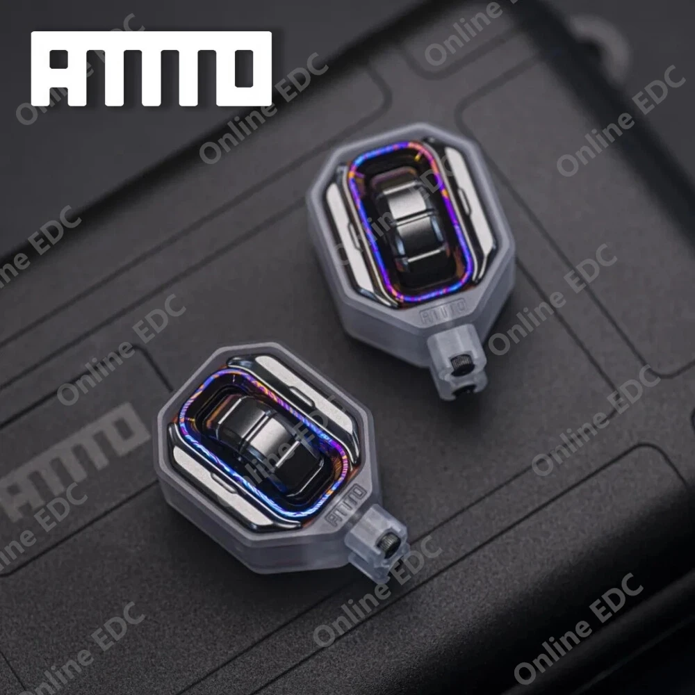 AMMO EDC GRAGKER-M Magnetic Paragraph Ratchet Fidget Spinner Zirconium Fidget Toys For Adults Stress Relief Toy Push Slider