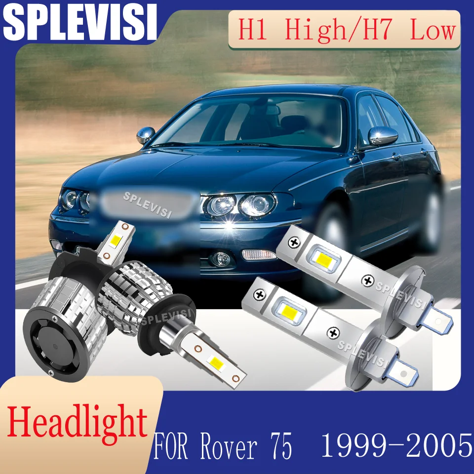 

Bright White Light LED Headlight Bulbs 6000K Xenon Look H1 High Beam H7 Low Beam For Rover 75 1999 2000 2001 2002 2003 2004 2005