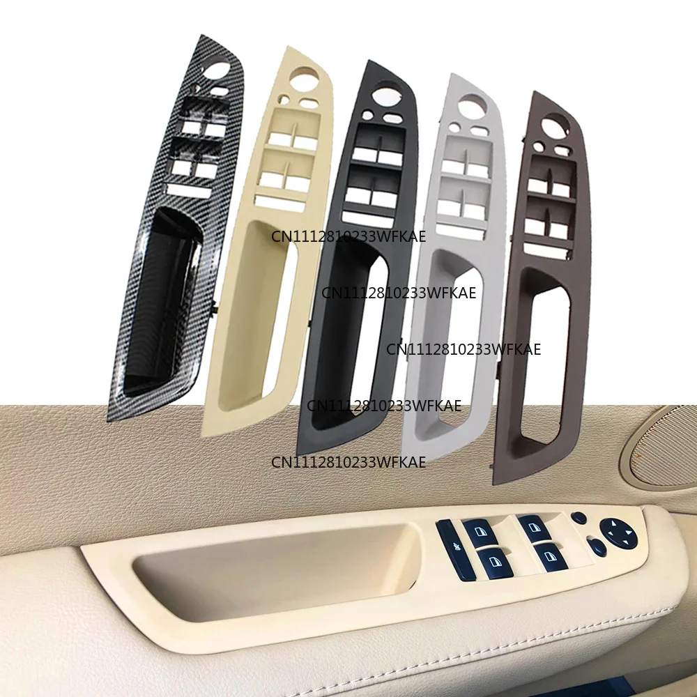 For BMW X5 X6 E70 E71 E72 LHD RHD Door Master Window Lifting Control Switch Panel Armrest Cover Door Handle Trim Replacement