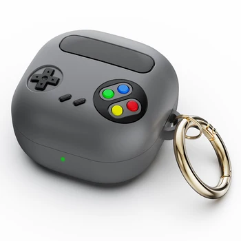 Hülle für Samsung Galaxy Buds FE Buds 2 Pro Buds Live Pro 2 Ladehülle für Buds FE 3D-Spielmaschine Silikon-Schutzhülle Cove