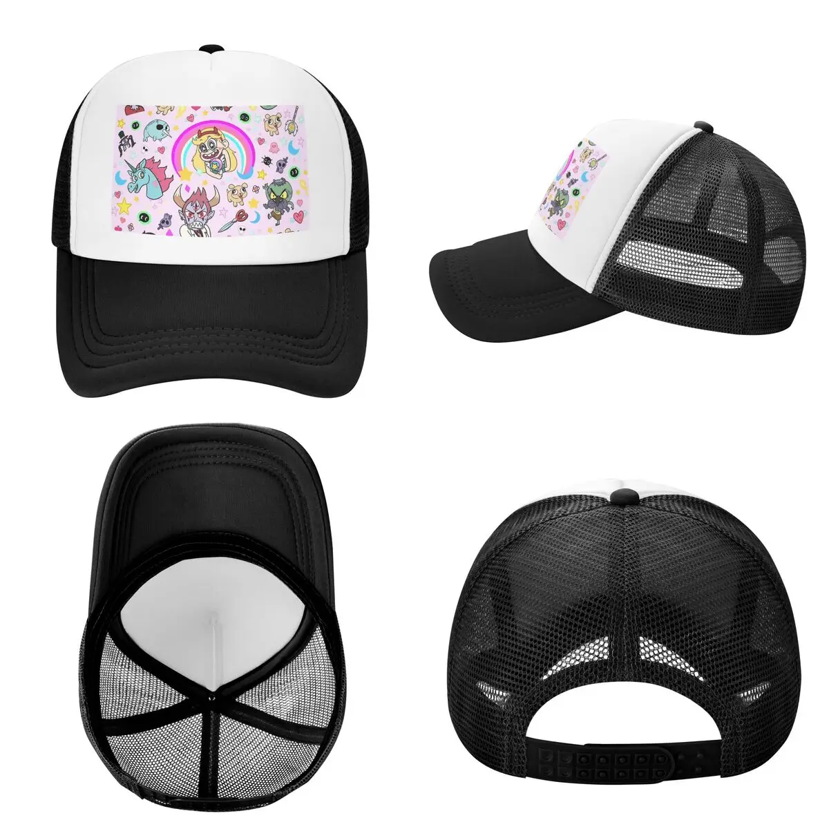 Star VS The Forces Of Evil! Blanket Cap Fashion Mesh Baseball Caps Adjustable Hat Hip Hop Summer Unisex Baseball Hats