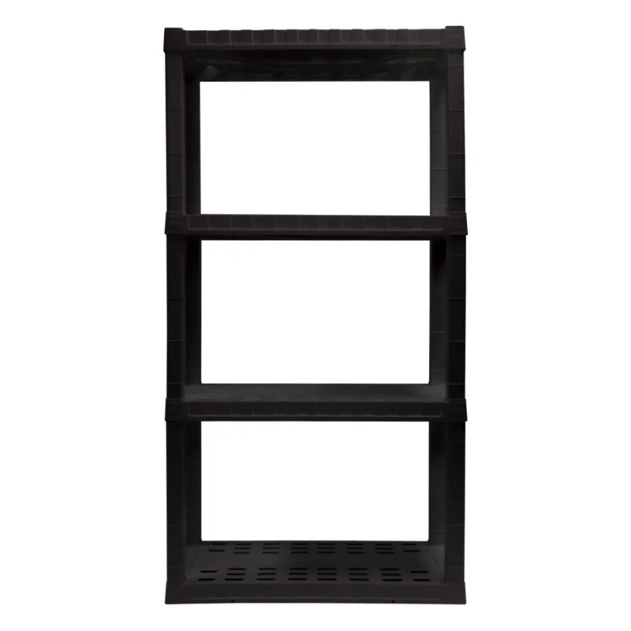 

4tier Interlocking Shelf Black