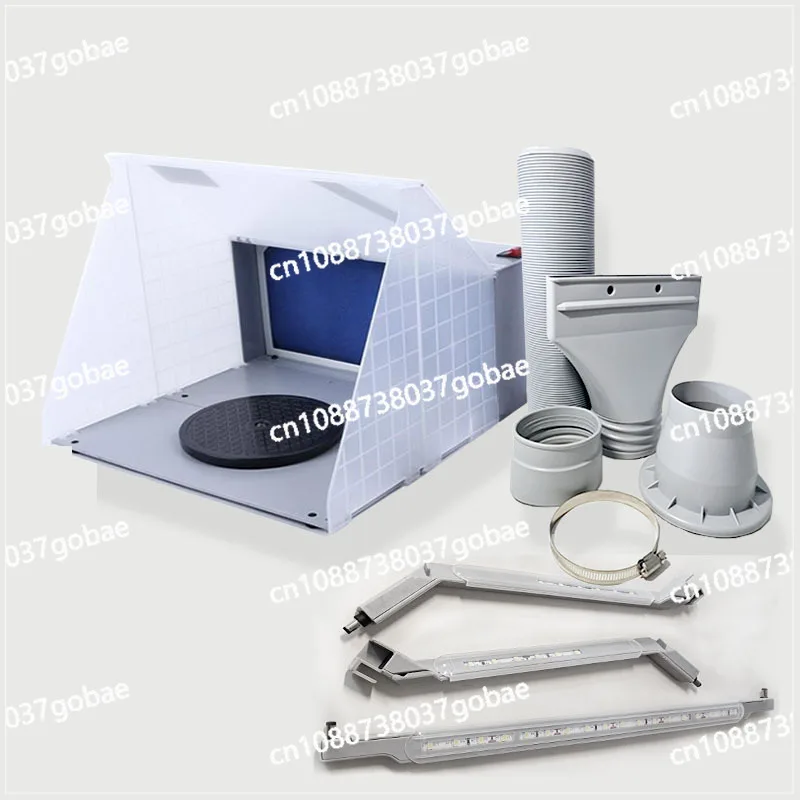 Small household strong model painting and coloring workbench with exhaust function