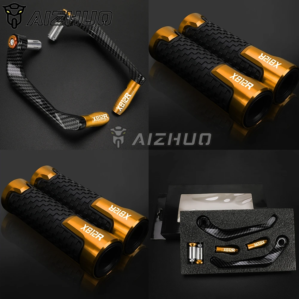 

For Buell XB12R 2009 XB 12R 1997-1998 7/8" 22MM Motorcycle Handlebar Grips Guard Brake Clutch Levers Handle Bar Guard Protector