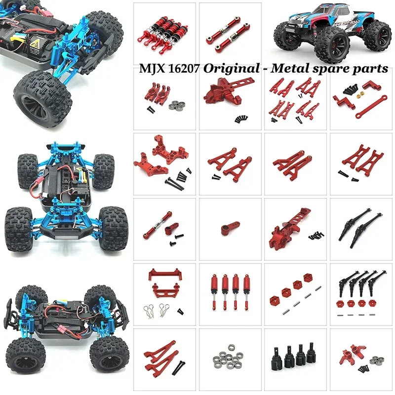 MJX 16207 16208 16209 16210 하이퍼 고 예비 부품, 1/16 브러시리스 R/C 자동차, 오프로드 트럭, 버기 전기 교체 부품