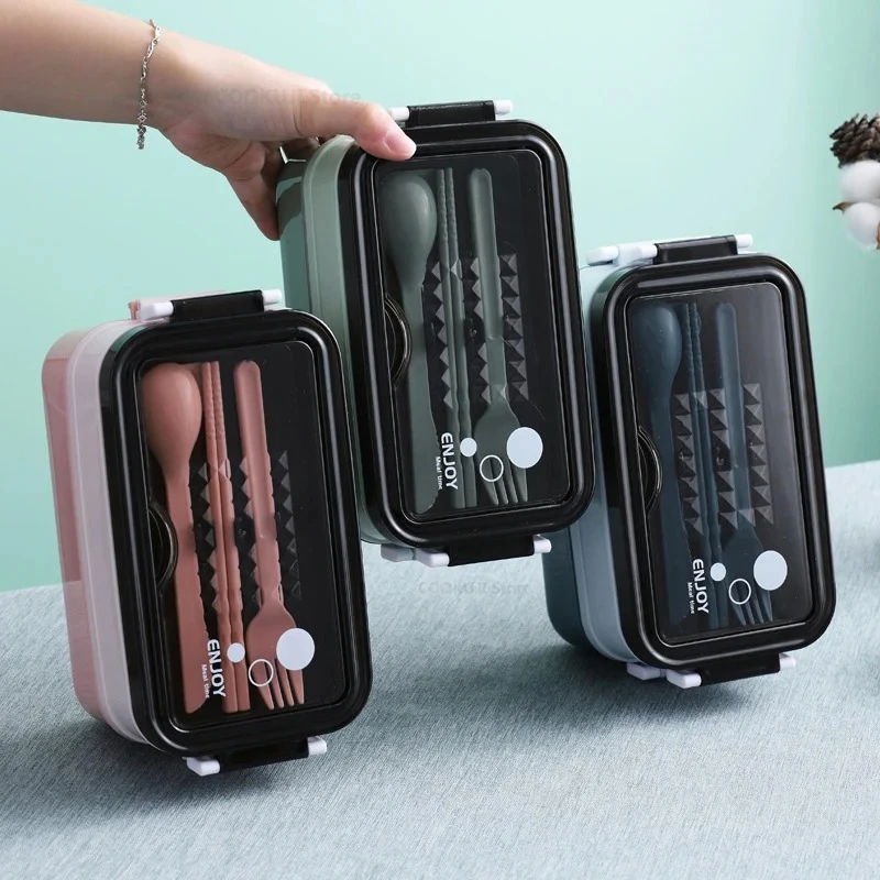 Youpin 304 Stainless Steel Lunch Box Bento Box 2layers Microwae Heating Lunch Container Food Storage Box