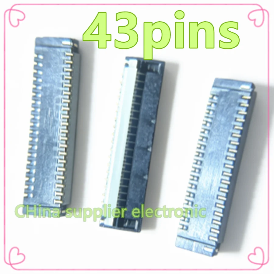 LCD display screen FPC connector 53pin 16pins for Nintendo Switch NS console on motherboard