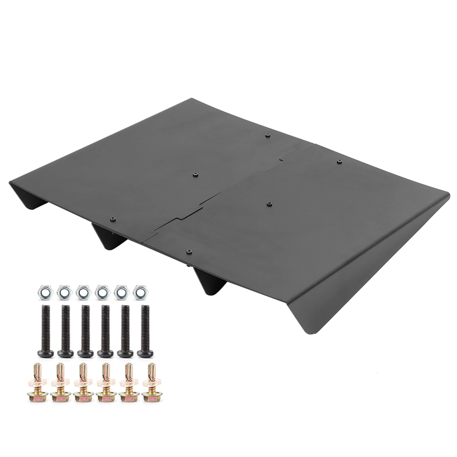 Car Accessory Car Rear Splitters Rear Bumper Diffuser 4 Fins Spoiler Protector Universal Parts Fit for  Rear Bumper Spoiler