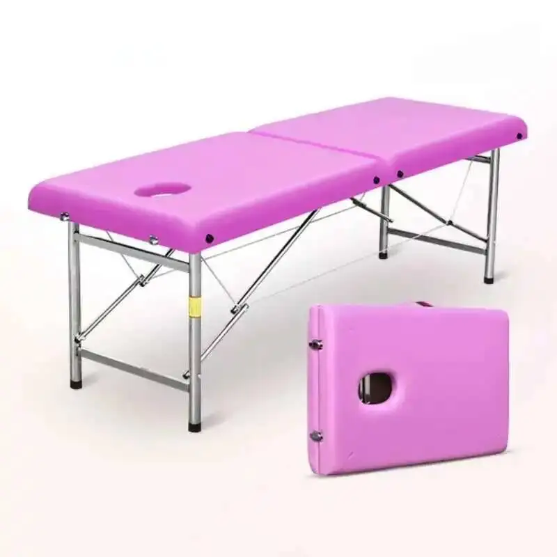 

Folding Lash Massage Metal Beauty Tattoo Bed Home Portable Massage Table Face Knead Camilla Masaje Beauty Furniture RR50MB