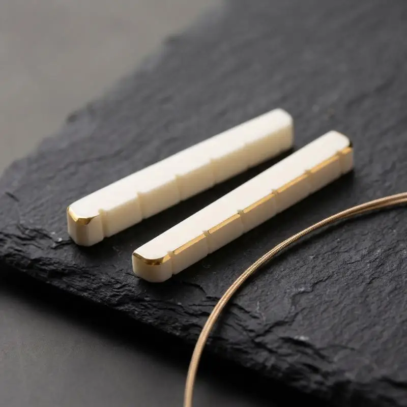 1/2PCS Electric Guitar Bone Nut Beef Bone Electric Guitar Fittings Nut Parts Replacement High Quality New Practical