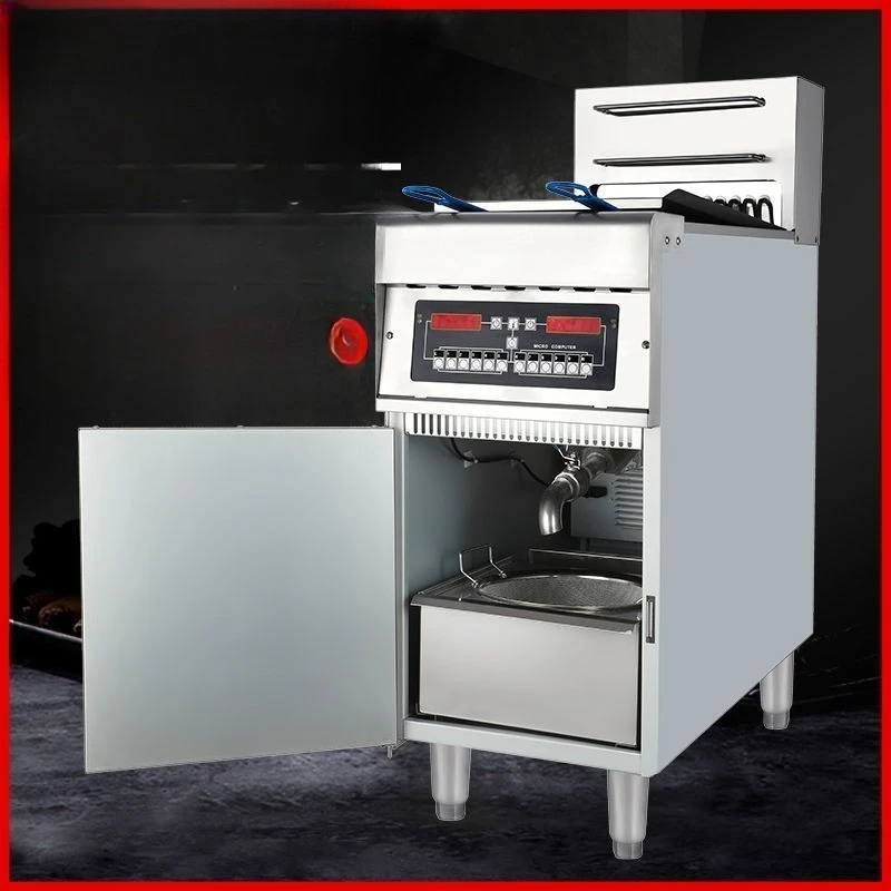 Hamburg Fried Chicken Shop Vertical Single Cylinder, Computer Version Fryer Capacity, Fryer, Fried Chicken Shop Electric Fryer